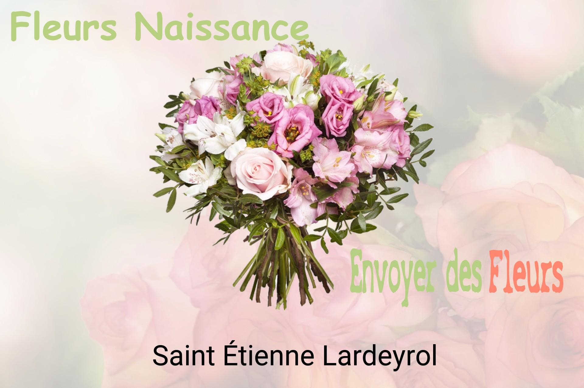 Bouquet de fleurs de naissance livré à Saint-Étienne-Lardeyrol